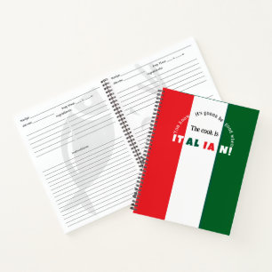 Italiaans receptenboek Notitieboek