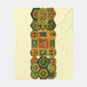 Italiaans renaissance mofs fleece deken (Voorkant)