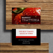  Italiaans Restaurant horizontale foto Visitekaartje