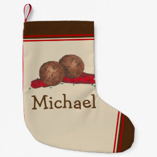 Italiaans restaurant Meatballen Marinara Foodie Kleine Kerstsok