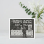  Italiaans Restaurant New York Foto Briefkaart (Staand voorkant)