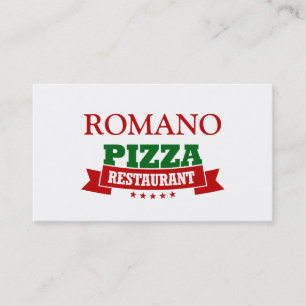 Italiaans restaurant Pizza Visitekaartje