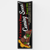 Italiaans restaurant Pizzeria Aangepaste aankondig Spandoek (Verticaal)