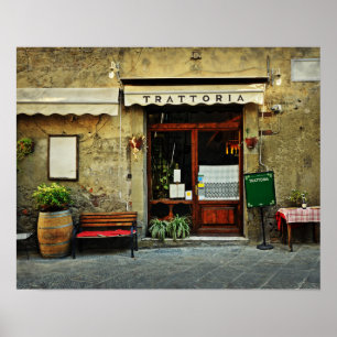 Italiaans restaurant poster