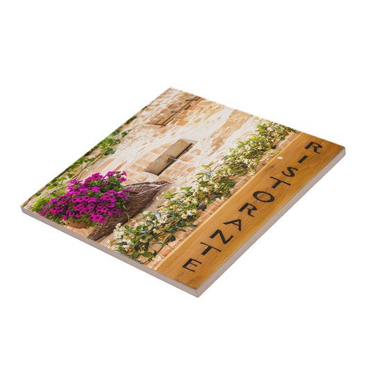 Italiaans restaurant tegeltje (Zijkant)