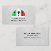 Italiaans restaurantlogo | Pizza Visitekaartje (Voorkant / Achterkant)