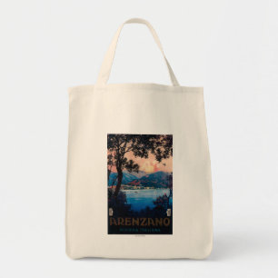 Italiaans Riviera Travel Poster Tote Bag