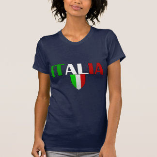 Italiaans schild voor de Italiaanse logo T-shirt