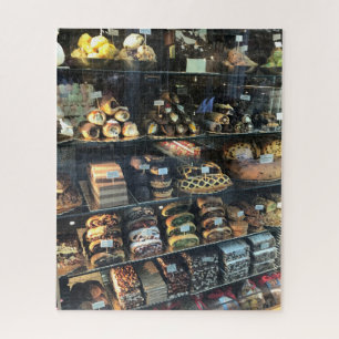 Italiaans snoep in een etalage legpuzzel