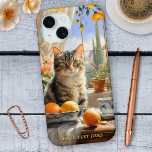 Italiaans Tabby Cat Fine Art Telefoonhoesje