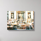 Italiaans Trevi Fonteindoek afbeelding wanddecor Canvas Afdruk (Voorkant)