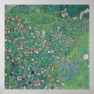 Italiaans tuinlandschap - Gustav Klimt (1913) Poster