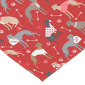 Italiaans Valentijn Pattern Short Table Ru Korte Tafelloper (Hoek)