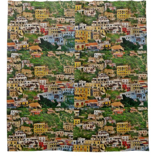 Italiaans valleygordijn douchegordijn (Voorkant)