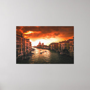 Italiaans Venice Grand Canvas Afdrukken