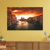 Italiaans Venice Grand Canvas Afdrukken (Insitu (Woonkamer))