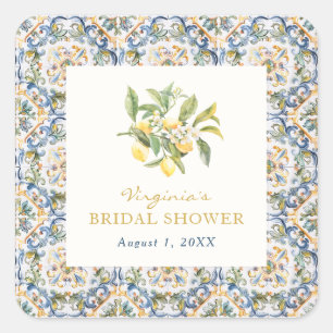 Italiaans Vierkante Sticker