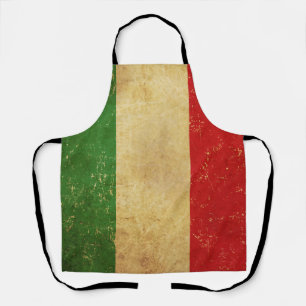 Italiaans vlag  Grunge ontwerp Schort