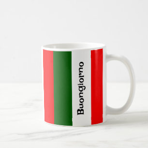 Italiaans vlaggenontwerp koffie Mok