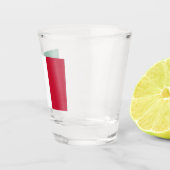 Italiaans vlaggeschoten glas (Rechts)