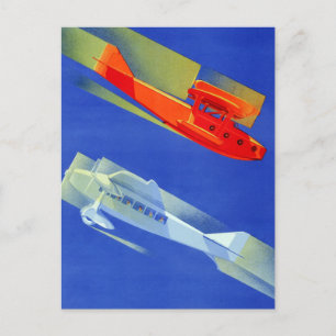 Italiaans vliegreizen Briefkaart