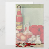 Italiaans voedseltomatenpuin Briefpapier (Voorkant / Achterkant)