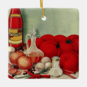  Italiaans voedseltomatenpuin Keramisch Ornament (Voorkant)