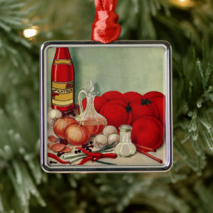  Italiaans voedseltomatenpuin Metalen Ornament