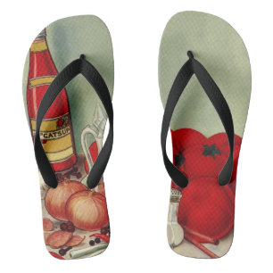  Italiaans voedseltomatenpuin Teenslippers