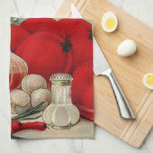 Italiaans voedseltomatenpuin Theedoek (Quarter Fold)