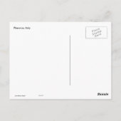 Italiaans winkelbedrijf Fashionable Florence Itali Briefkaart (Achterkant)