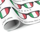 Italiaanse aangepaste tekst- en kleurcadeauomloop  cadeaupapier (Rol Hoek)