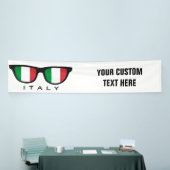 Italiaanse aangepaste tekst- en kleurenbanner voor spandoek (Beurs)