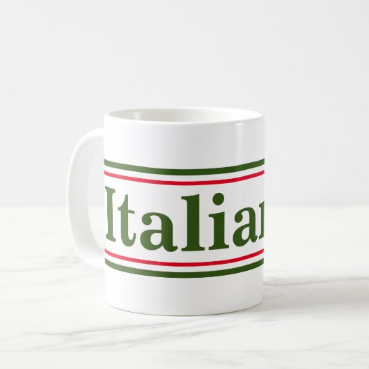 Italiaanse AF Funny Koffiemok (Voorkant links)