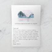 * Italiaanse Alpen Buon Natale Kerst Kaart (Binnen)