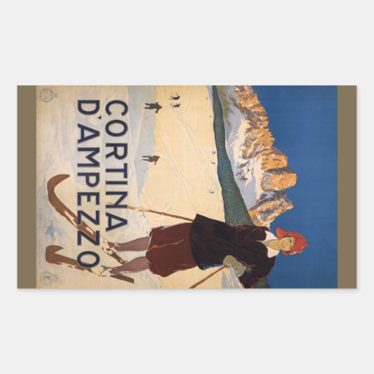  Italiaanse Alpen Italië stickers (Voorkant)