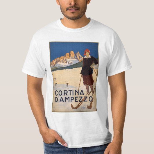  Italiaanse Alpen kleding T-shirt (Voorkant)