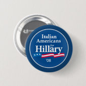 ITALIAANSE AMERIKAANSE Button (Voorkant /achterkant)