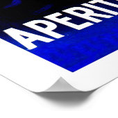 Italiaanse aperitivo adverteren Poster (Hoek)