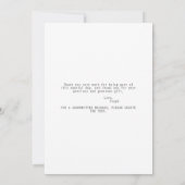 Italiaanse Aperol Cocktail Dat is Liefde Bruidsfee Bedankkaart (Achterkant)