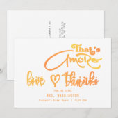 Italiaanse Aperol Cocktail Dat is Liefde Bruidsfee Bedankkaart (Voorkant / Achterkant)