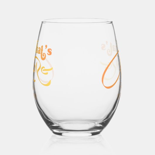 Italiaanse Aperol Cocktail That's Amore Bruidsfees Wijnglas Zonder Voet (Links)