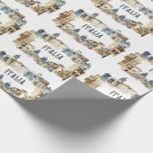Italiaanse architectuur cadeaupapier (Hoek)