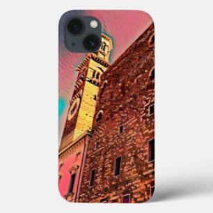 Italiaanse architectuurschilderij iPhone 13 hoesje