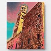 Italiaanse architectuurschilderij fotoplaat (Voorkant)