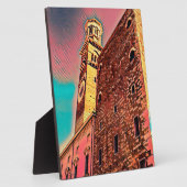 Italiaanse architectuurschilderij fotoplaat (Zijkant)