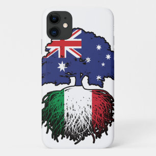 Italiaanse Australische Australische ringbandvlag iPhone 11 Hoesje