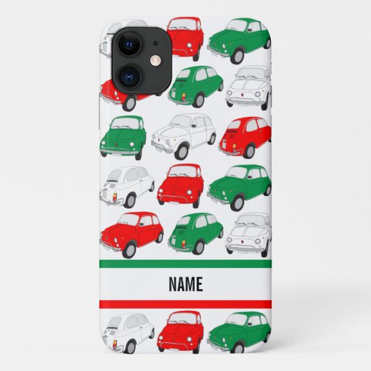 Italiaanse autopatroondraagtas iPhone Case-Mate iPhone Case (Achterkant)