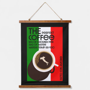 Italiaanse Baristas Hangend Wandkleed