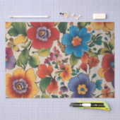Italiaanse Bloem Print Decoupage / Tissuepapier (Craft)